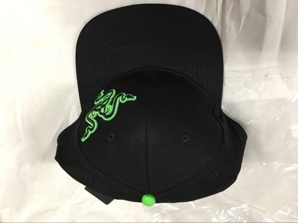 美国代购美国现货RAZER雷蛇SNAPBACK棒球帽黑色可调节3D刺绣LOGO