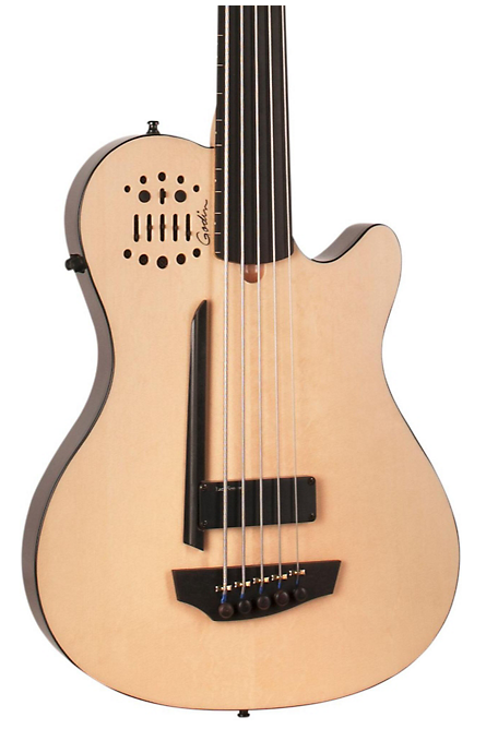 美国代购 Godin A5 Ultra Bass Fretless 5弦无品民谣吉他