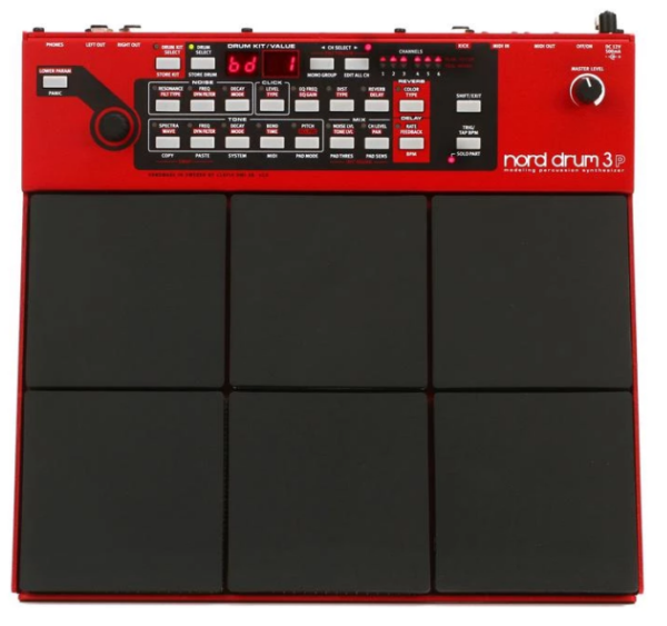 美国sweetwater代购Nord Drum 3P Percussion Synthesizer Multi-pad打击合成器