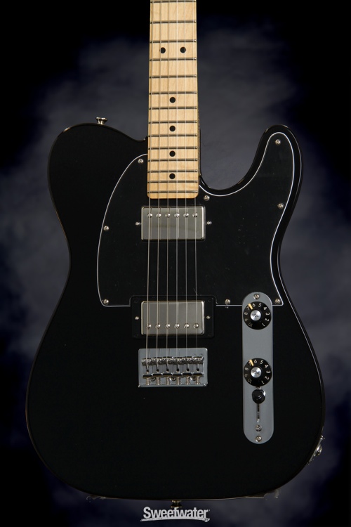 美国sweetwater代购 Fender Blacktop Telecaster HH  黑色电吉他