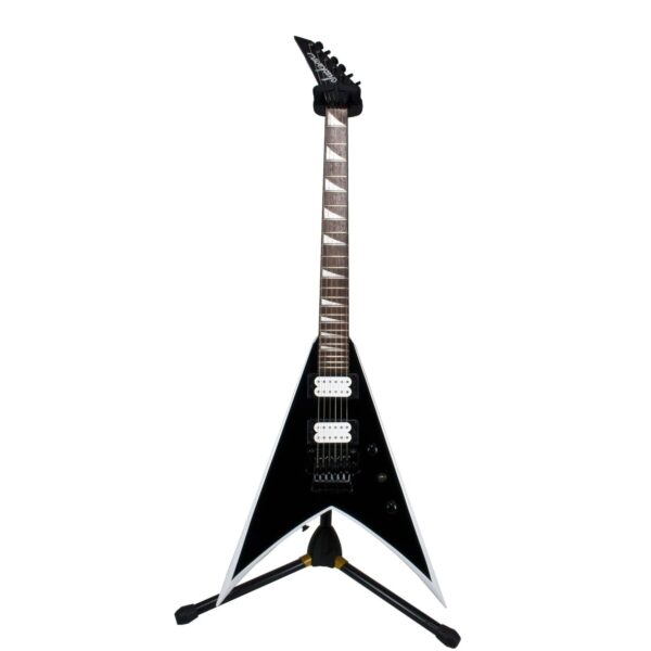 美国代购 Jackson JS32R KING VTM BLACK W/WHITE BEVELS电吉他