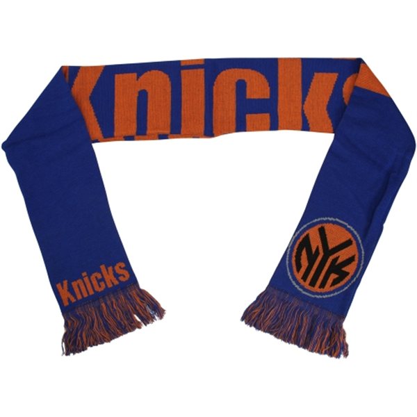 美国nba官网代购 New York Knicks Wordmark Knit Scarf 纽约尼克斯针织围巾