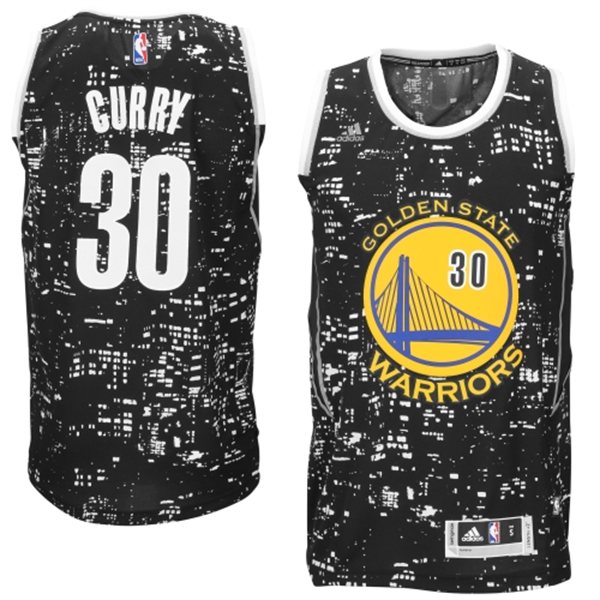 美国NBA代购 金州勇士 Stephen Curry 阿迪达斯City Lights库里球衣