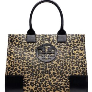 美国ebay代购 汤丽柏琦豹纹女士手提包 TORY BURCH